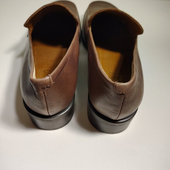 Franco Sarto Flex Loafers Oxford Slip-on Shoes Business Casual Office Brown - Picture 3 of 9